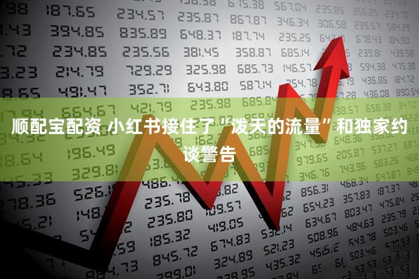 顺配宝配资 小红书接住了“泼天的流量”和独家约谈警告